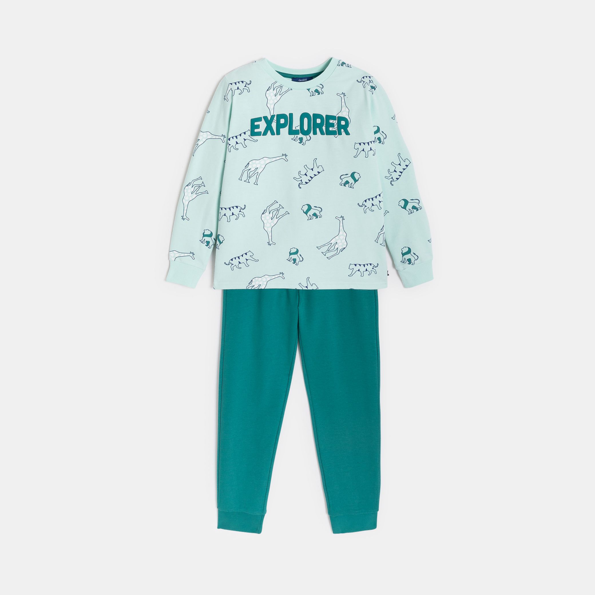 Pyjama họa tiết động vật cho bé trai